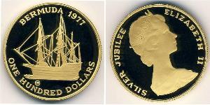 100 Dollar Bermuda Gold Elizabeth II (1926-2022)