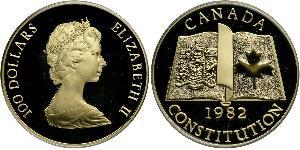 100 Dollar Kanada Gold Elizabeth II (1926-2022)