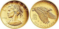 100 Dollar USA (1776 - ) Gold 