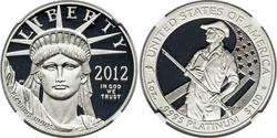 100 Dollar Vereinigten Staaten von Amerika (1776 - ) Platin 