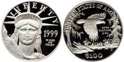 100 Dollar Vereinigten Staaten von Amerika (1776 - ) Platin 