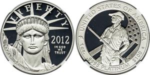 100 Dollar Vereinigten Staaten von Amerika (1776 - ) Platin 