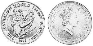 100 Dollar 澳大利亚 Platinum 伊丽莎白二世 (1926-2022)