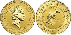 100 Dollaro Australia (1939 - ) Oro Elisabetta II (1926-2022)