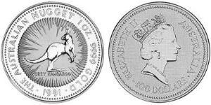 100 Dollaro Australia (1939 - ) Oro Elisabetta II (1926-2022)