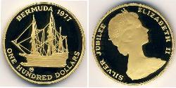 100 Dollaro Bermuda Oro Elisabetta II (1926-2022)