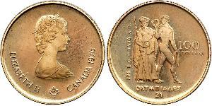 100 Dollaro Canada Oro Elisabetta II (1926-2022)