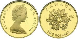 100 Dollaro Canada Oro Elisabetta II (1926-2022)