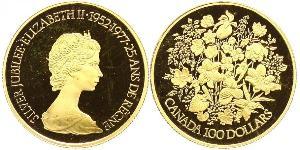 100 Dollaro Canada Oro Elisabetta II (1926-2022)