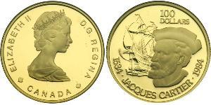 100 Dollaro Canada Oro Elisabetta II (1926-2022)