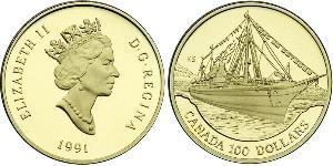 100 Dollaro Canada Oro Elisabetta II (1926-2022)