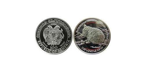 100 Dram Armenia (1991 - ) Plata 