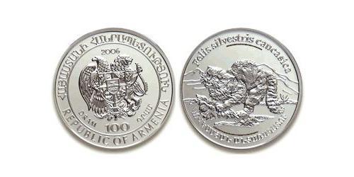 100 Dram Armenien (1991 - ) Silber 