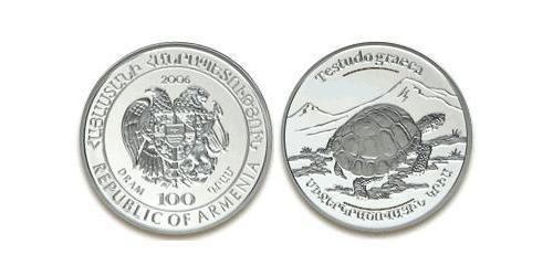 100 Dram Armenien (1991 - ) Silber 