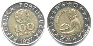 100 Escudo Republica Portuguesa (1975 - ) Bimetal 