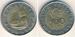 100 Escudo 葡萄牙 Bimetal 