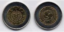 100 Escudo Republica Portuguesa (1975 - ) Bimetall 