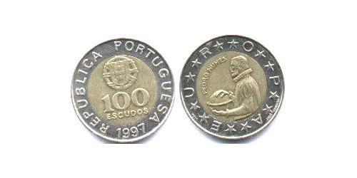 100 Escudo Republica Portuguesa (1975 - ) Bimetall 