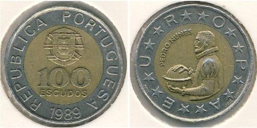 100 Escudo Republica Portuguesa (1975 - ) Bimetall 