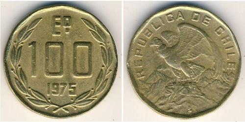 100 Escudo Chili Laiton 
