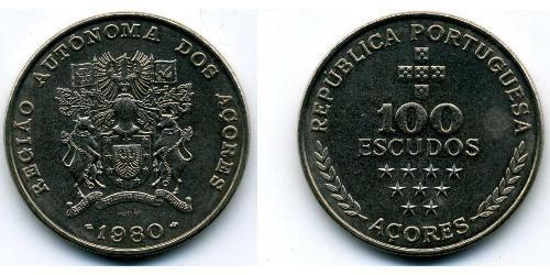 100 Escudo Azores Níquel/Cobre 