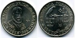 100 Escudo Republica Portuguesa (1975 - ) Níquel/Cobre 