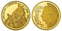 100 Euro Belgien Gold Albert II