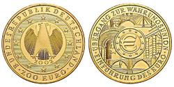 100 Euro Bundesrepublik Deutschland  (1990 - ) Gold 
