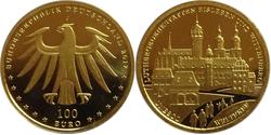 100 Euro Bundesrepublik Deutschland  (1990 - ) Gold 
