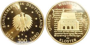 100 Euro Bundesrepublik Deutschland  (1990 - ) Gold 