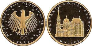 100 Euro Bundesrepublik Deutschland  (1990 - ) Gold 