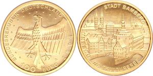 100 Euro Bundesrepublik Deutschland  (1990 - ) Gold 