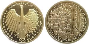 100 Euro Bundesrepublik Deutschland  (1990 - ) Gold 