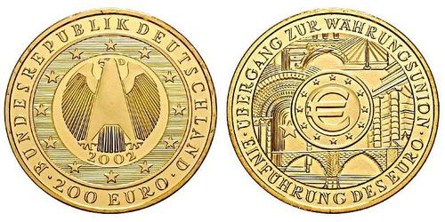 100 Euro Bundesrepublik Deutschland  (1990 - ) Gold 