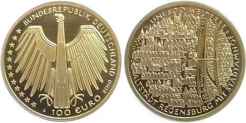 100 Euro Bundesrepublik Deutschland  (1990 - ) Gold 