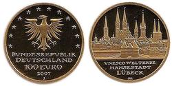 100 Euro Federal Republic of Germany (1990 - ) Gold 