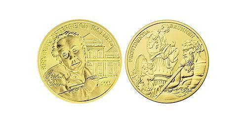 100 Euro Republic of Austria (1955 - ) Gold 