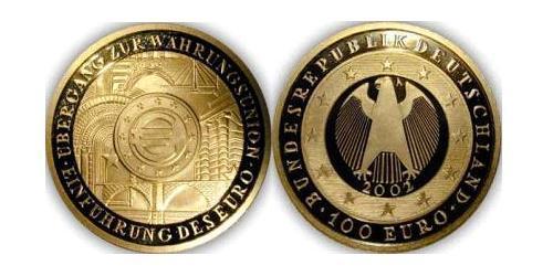 100 Euro Allemagne Or 