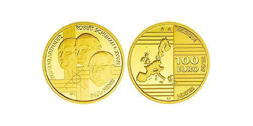 100 Euro Belgique Or 
