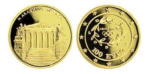 100 Euro Repubblica Ellenica (1974 - ) Oro 