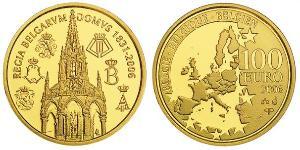 100 Euro 比利时 金 