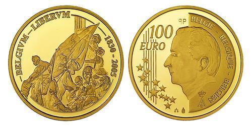 100 Euro 比利时 金 阿尔贝二世 (比利时)