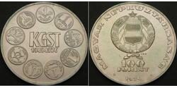 100 Forint Ungheria Argento 