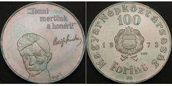 100 Forint Ungheria Argento 