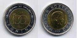 100 Forint 匈牙利 Bimetal 