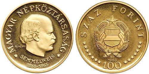 100 Forint Repubblica Popolare d