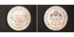 100 Forint 匈牙利人民共和国 (1949 - 1989) 銀 