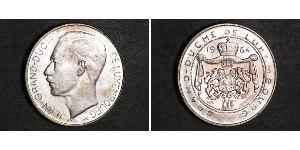 100 Franc Luxembourg (pays) Argent Jean (grand-duc de Luxembourg) (1921 - )