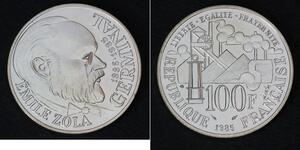 100 Franc Quinta Repubblica francese (1958 - ) Argento 