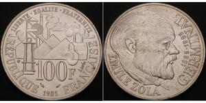 100 Franc Quinta Repubblica francese (1958 - ) Argento 